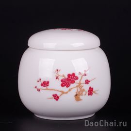 Чайница "Мэй Хуа" (фарфор)-
