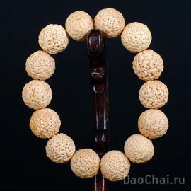 Четки-браслет на запястье (15мм, семена пустынного квандонга)-