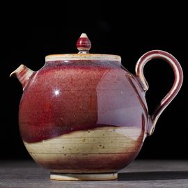 Чайник 190мл, керамика из Цзиндечжэнь (77180)-