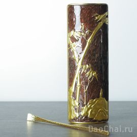 Чахэ "Бамбук", коричневая эмаль цзинтайлань (80220)-