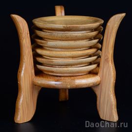 Набор подставок под пиалы (6 шт, стакан)-