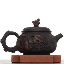 Чайник 160мл "Виноградная лоза", цзяньшуйская керамика (790835)-
