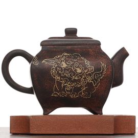 Чайник 135мл "Лев Шицзу", цзяньшуйская керамика (790833)-