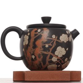Чайник 220мл "Слива Мэй", цзяньшуйская керамика (790832)-