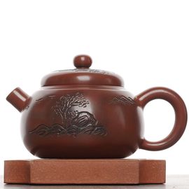 Чайник 155мл "Пейзаж", цзяньшуйская керамика (790897)-