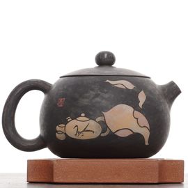 Чайник 210мл Сиши, цзяньшуйская керамика (790911)-