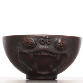 Пиала 90мл "Кот", цзяньшуйская керамика, Фэнъяо Чэнь (54003)-