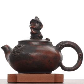 Чайник 255мл "Обезьянка", Фэнъяо Чэнь, цзяньшуйская керамика (790924)-