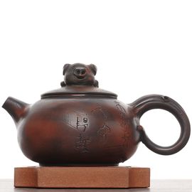 Чайник 220мл "Денежная жаба", Фэнъяо Чэнь, цзяньшуйская керамика (790925)-