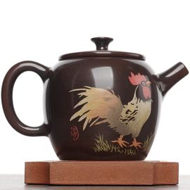 Чайник 240мл "Петух", цзяньшуйская керамика (790460)-