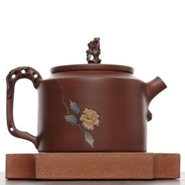 Чайник 110мл "Пион", цзяньшуйская керамика (790952)-