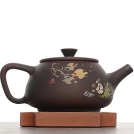 Чайник 230мл "Чаепитие", цзяньшуйская керамика (790971)-