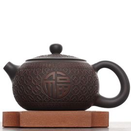 Чайник 160мл "Счастье Фу", цзяньшуйская керамика (790985)-