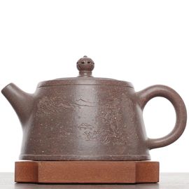 Чайник 250мл "Пейзаж", исинская глина, мастер Ян Ицзюнь (79670)-