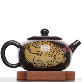 Чайник 290мл "Жаба", цзяньшуйская керамика (791033)-