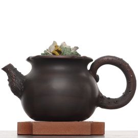 Чайник 275мл "Гунчунь - коробочка лотоса", цзяньшуйская керамика (791040)-