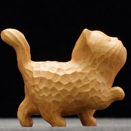 Фигурка "Котик", самшит (98057)-