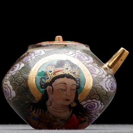 Чайник 160мл "Дунхуаньская Бодхисаттва", цзиндэчжэньская керамика (402884)-