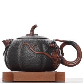 Чайник 230мл «Тыква», Чжу Хунпин, цзяньшуйская керамика (78799)-