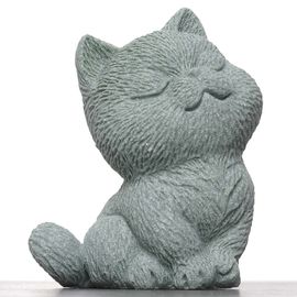 Фигурка "Кот", зелёный песчаник (61453)-