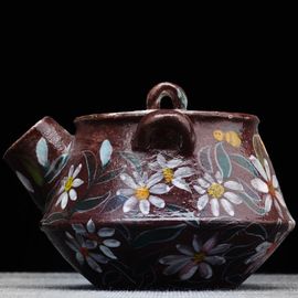 Хохин 210мл "Цветы", керамика из Цзиндэчжэнь (403503)