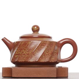 Чайник 130мл, чаочжоуская керамика, мастер Чэнь Дунхуа (75033)-