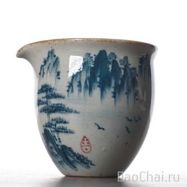 Чахай 205мл "Пейзаж", керамика, роспись (55130)