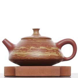 Чайник 140мл Шипяо, чаочжоуская керамика, мастер Чжан Шаочунь (75053)-