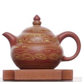 Чайник 160мл, чаочжоуская керамика, мастер Чжан Шаочунь (75059)-