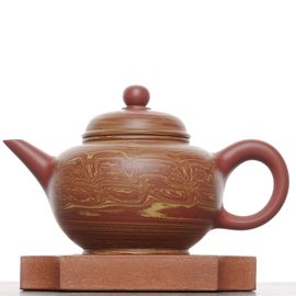 Чайник 140мл Шуйпин, чаочжоуская керамика, мастер Чжан Шаочунь (75069)-