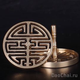 Штамп для укладки благовоний "Си-знак радости" (6см)-