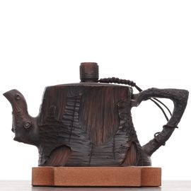 Чайник 165мл "Дерево", цзяньшуйская керамика (791208)-