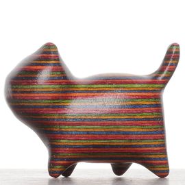 Фигурка "Котик", радужный эвкалипт (98082)-