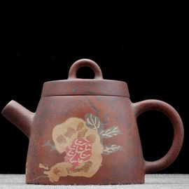 Чайник 140мл "Гранат", цзяньшуйская керамика, мастер Гу Цзингуан (791258)-