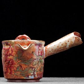 Чайник 180мл "Пион", роспись Цэн Яньбао (77386)