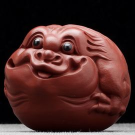 Фигурка "Жаба", мастер Гао Шуйбо, исинская глина (61526)