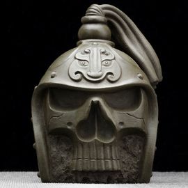 Фигурка "Череп", мастер Гао Шуйбо, исинская глина (61536)-
