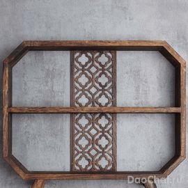 Двухярусная настольная полочка под посуду, 40x32см (80596)-