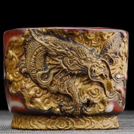 Пиала 95мл "Дракон", керамика из Цзиндечжень (404475)-