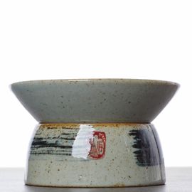 Сито с подставкой «Дзен», керамика, роспись (81466)-