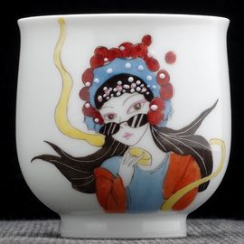 Пиала 155мл "Китайский стиль", фарфор из Цзиндечжень (404423)-