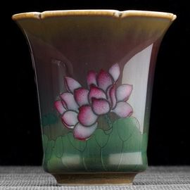 Пиала 85мл "Лотос", фарфор из Цзиндечжень (404441)-