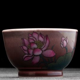 Пиала 100мл "Лотос", фарфор из Цзиндечжень (404457)-