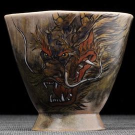 Пиала 120мл "Дракон", керамика из Цзиндечжень (404458)-