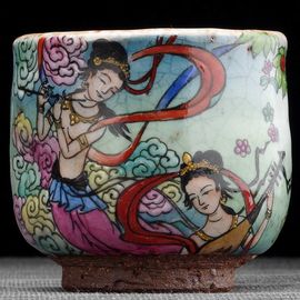 Пиала 155мл "Апсарас", керамика из Цзиндечжень (404485)-