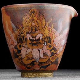 Чахай 235мл "Желтый Цайшэн", керамика из Цзиндечжень (404483)-