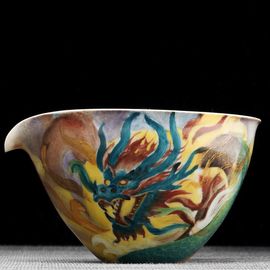 Чахай 170мл "Дракон", фарфор из Цзиндечжень (404509)-