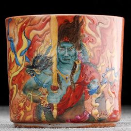 Пиала 100мл "Акала", керамика из Цзиндечжень (404513)-