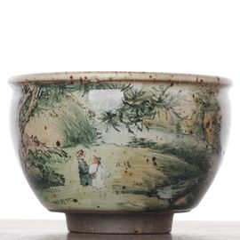 Пиала 145мл "Под сосной", керамика, роспись (54690)-