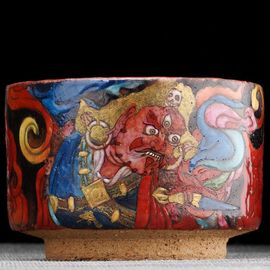 Пиала 225мл "Акала", керамика из Цзиндечжень (404525)-